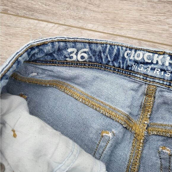 Clock House High-rise mom jeans cropped size xs - Picture 5 of 12